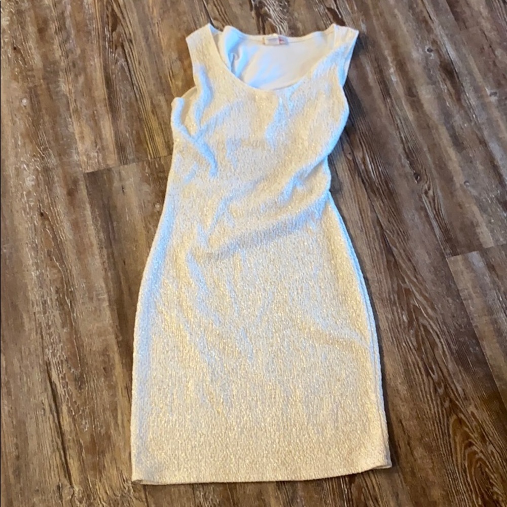 White gold dress